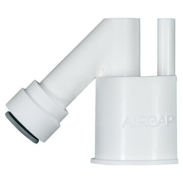 Airgap/Afvoerconnector 3/8 (Aquacell) (per stuk)